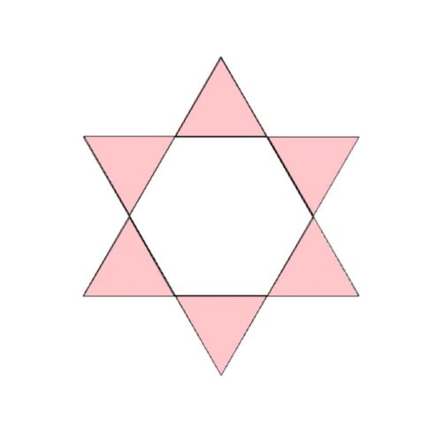 Use python to draw a partially filled pink five-pointed star 0001